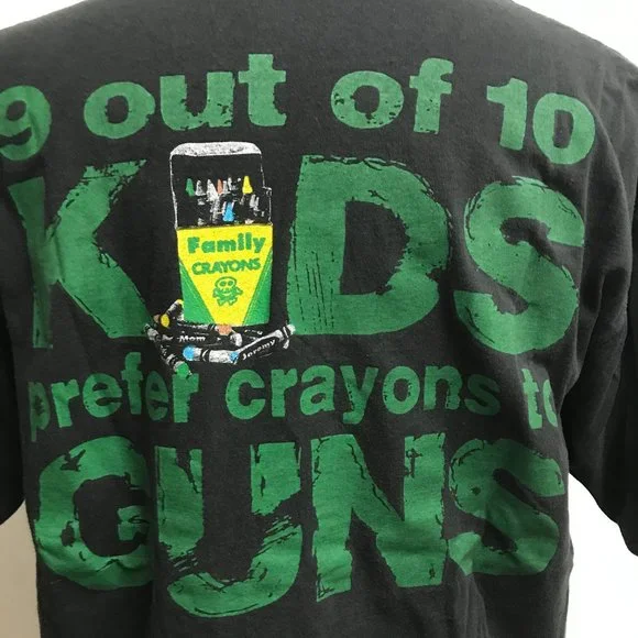 Pearl Jam 1992 90s Vintage Choices Nice Man kids crayons guns graphic rare - Picture 5 of 7